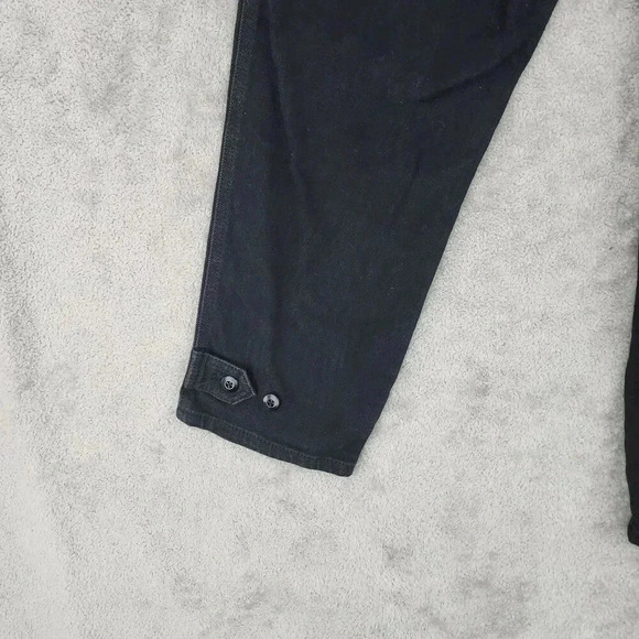 Wilfred Free Womens Cargo Denim Size 8 Black Cotton Blend Button Fly  16PT - Picture 8 of 9